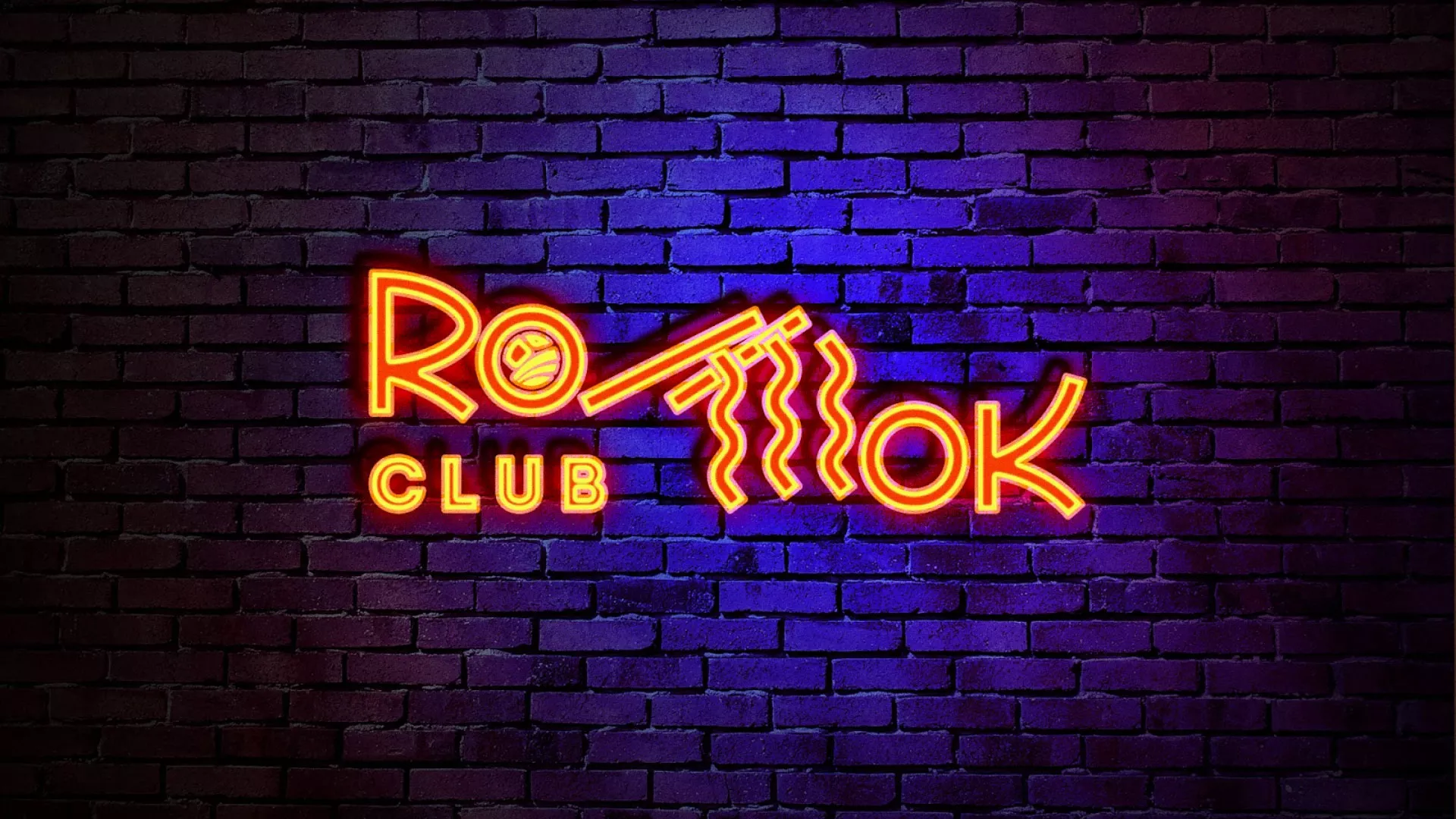 Разработка интерьерной вывески суши-бара «Roll Wok Club» в Ярцево